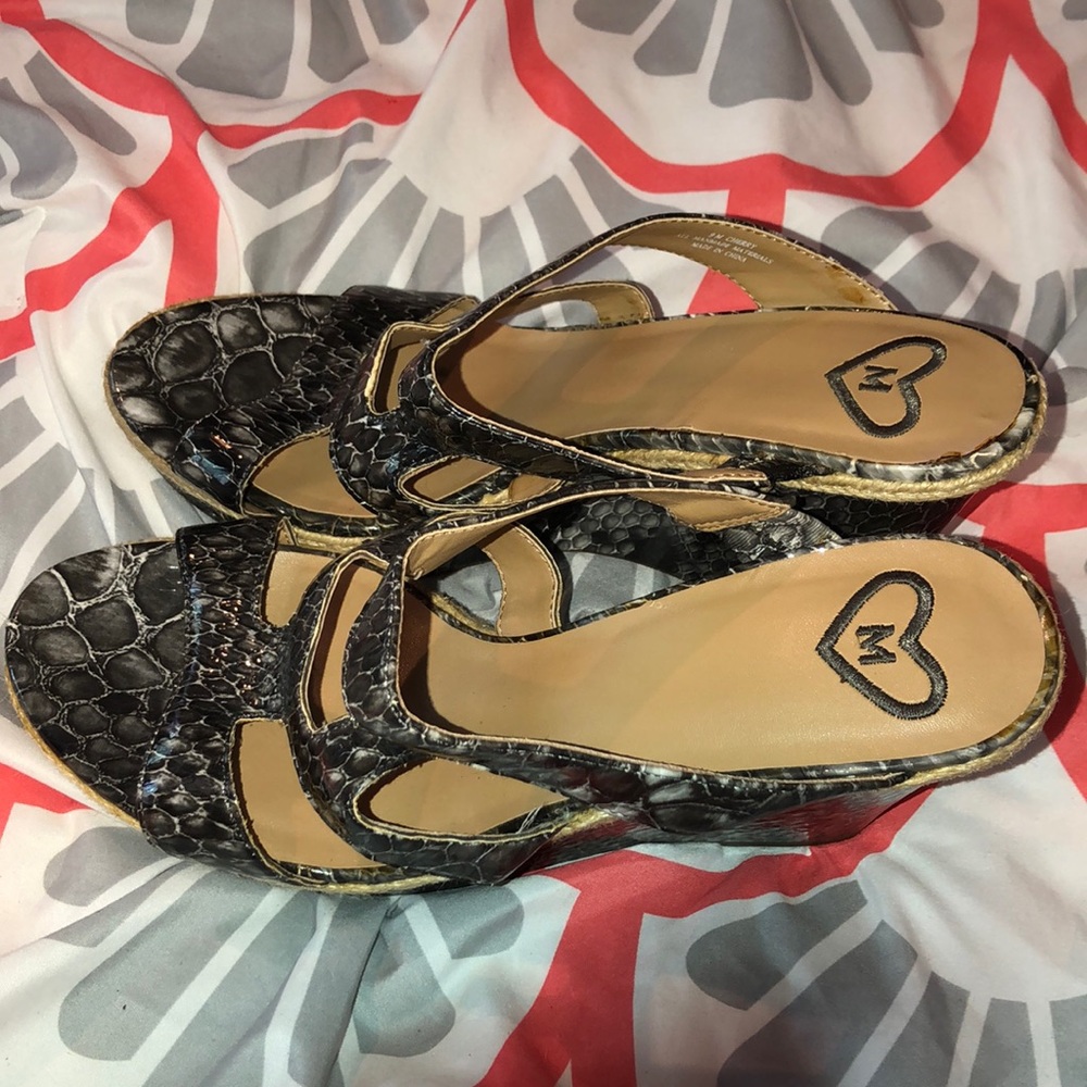 Snake Skin Heels - Picture 2 of 3